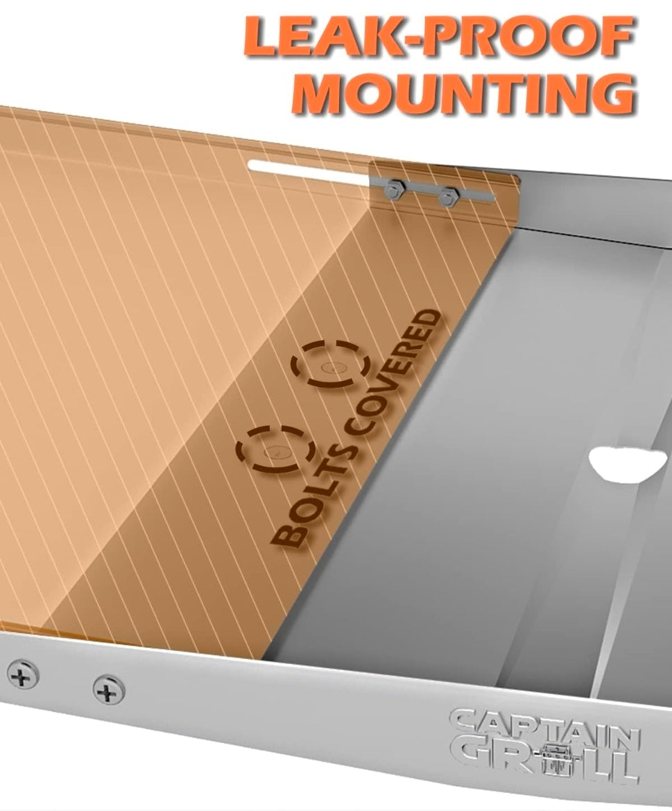 Grease Tray with Catch Pan - Dyna Glo Grill Replacement Parts (24"-30")
Universal Drip Pan for 4/5 Burner Gas Grill Models from Dyna Glo, Nexgrill, Expert Grill, Kenmore, BHG and More (24"-30")