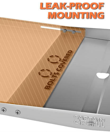 Grease Tray with Catch Pan - Dyna Glo Grill Replacement Parts (24"-30")
Universal Drip Pan for 4/5 Burner Gas Grill Models from Dyna Glo, Nexgrill, Expert Grill, Kenmore, BHG and More (24"-30")