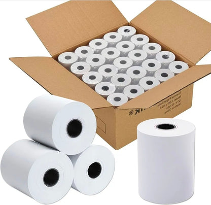 2 1/4" x 85' Thermal Paper Receipt Rolls, POS/Cash Register Receipt Paper, Fits All Credit Card Terminals (50 Rolls)