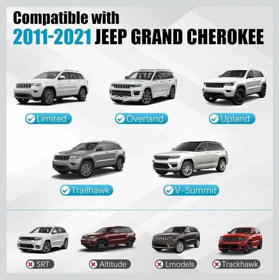 Roof Rack Cross Bars Luggage Carrier For 2011-2021 Jeep Grand Cherokee cargo - Horizon Endless
