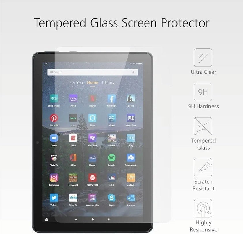 Screen Protector for Amazon Fire HD 10 / Plus / Kids / Pro 11th Gen 2021 - Horizon Endless