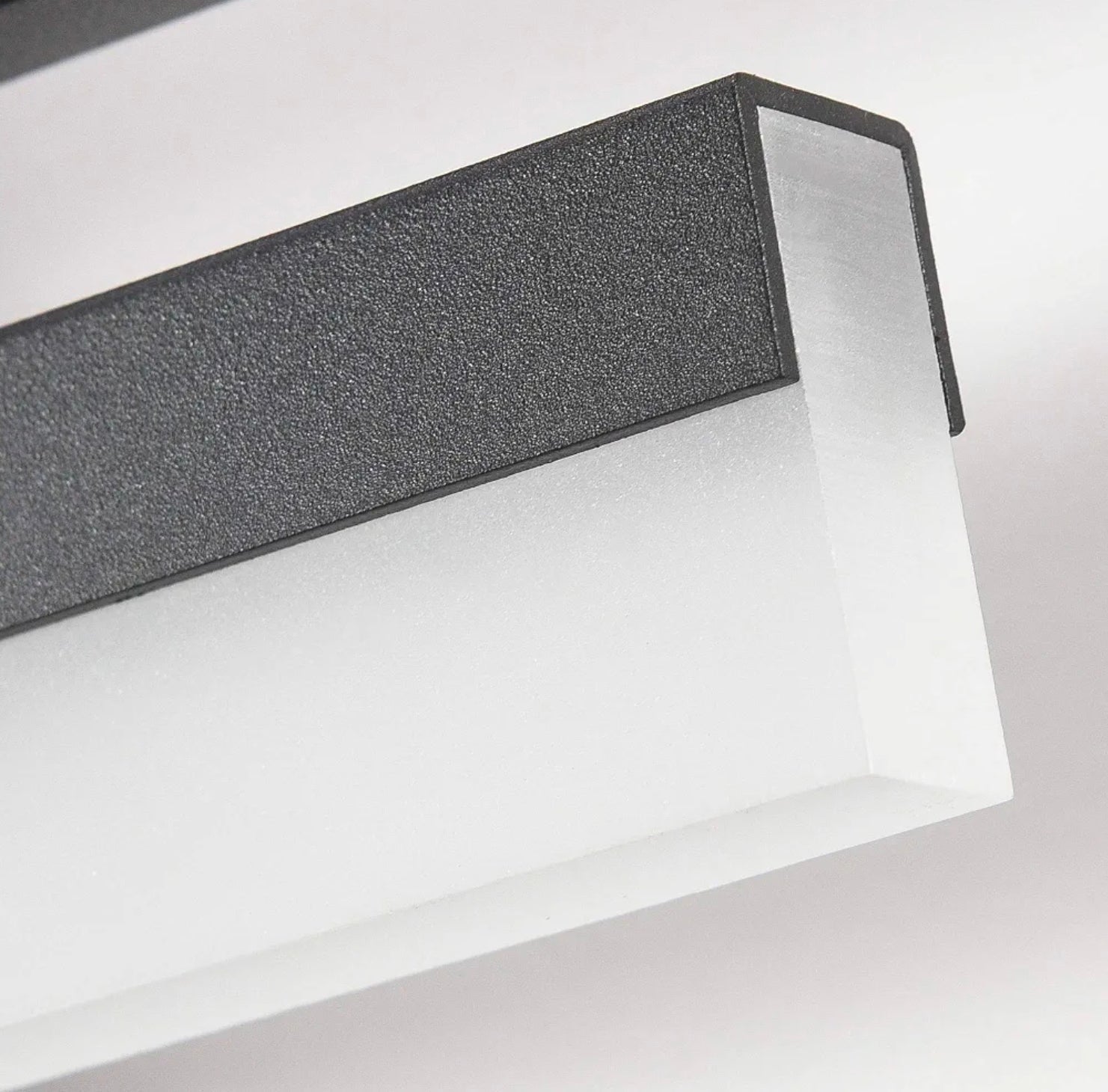 Sleek 48" Dimmable Black Vanity Light LED Modern Bath Lighting - Horizon Endless