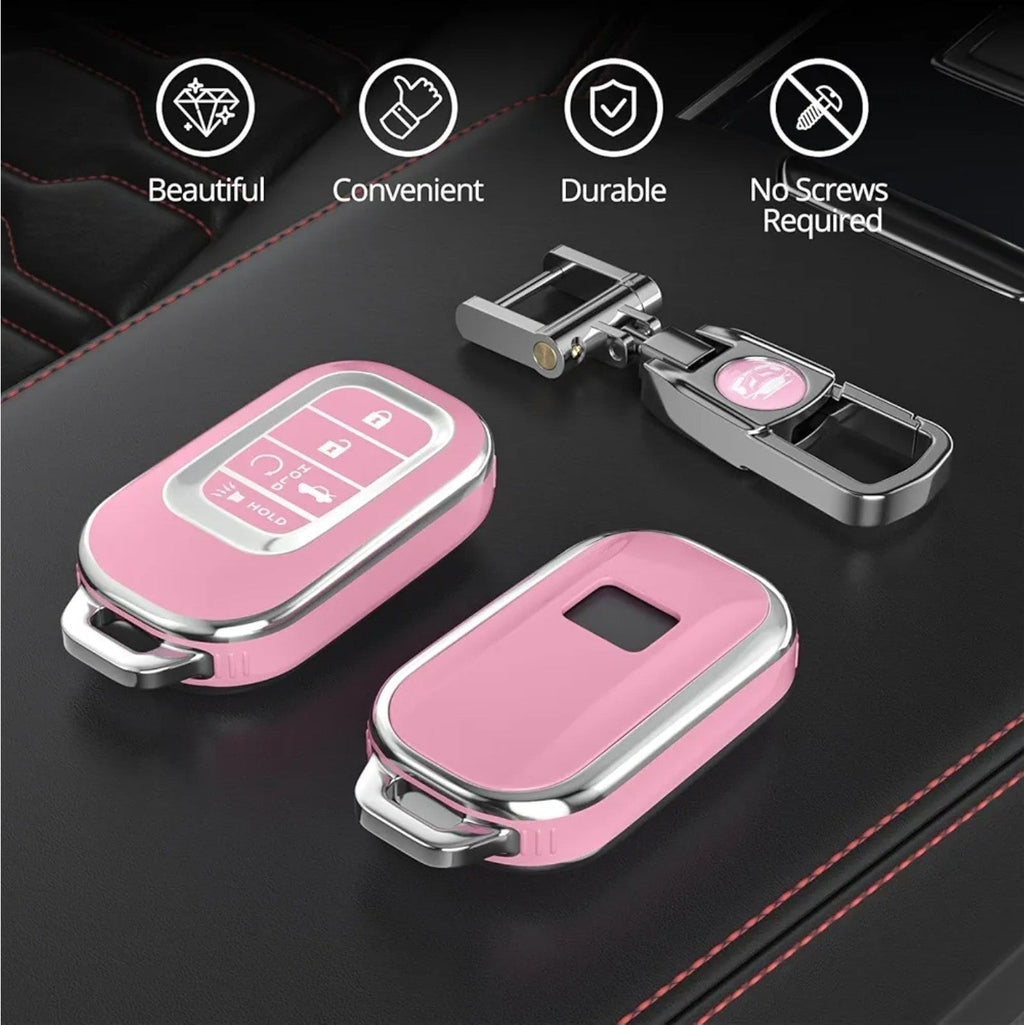 Smart Key Fob Cover Remote Case Keychain For Honda Accord Civic CRV HRV 2022-up - Horizon Endless