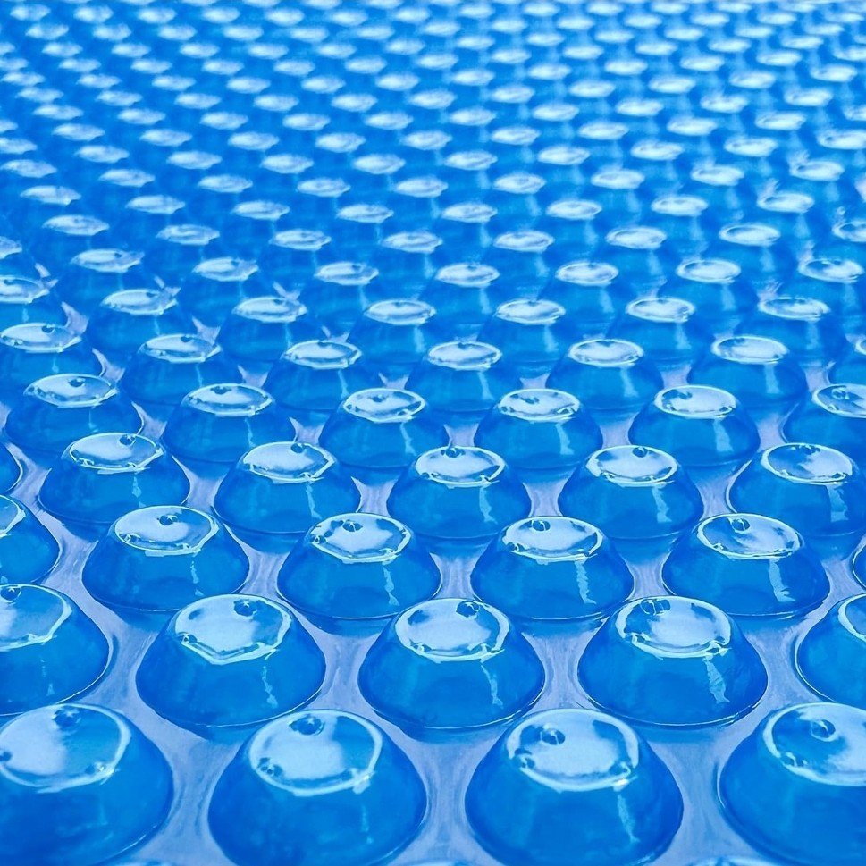 Solar Pool Cover 6x12 ft, 10Mil Blue Bubble Blanket for Inground & Above-Ground - Horizon Endless