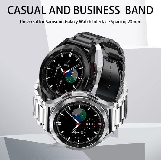 Stylish Stainless Steel Watch Band for Samsung Galaxy - 20mm Metal Strap - Horizon Endless