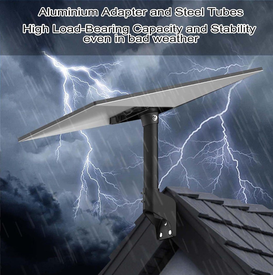 Starlink Gen 4/4X/V3 Roof & Wall Mount Kit, 360° Rotatable Adjustable Mount for Starlink Standard Dish - Horizon Endless