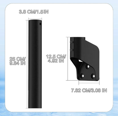 Starlink Gen 4/4X/V3 Roof & Wall Mount Kit, 360° Rotatable Adjustable Mount for Starlink Standard Dish - Horizon Endless