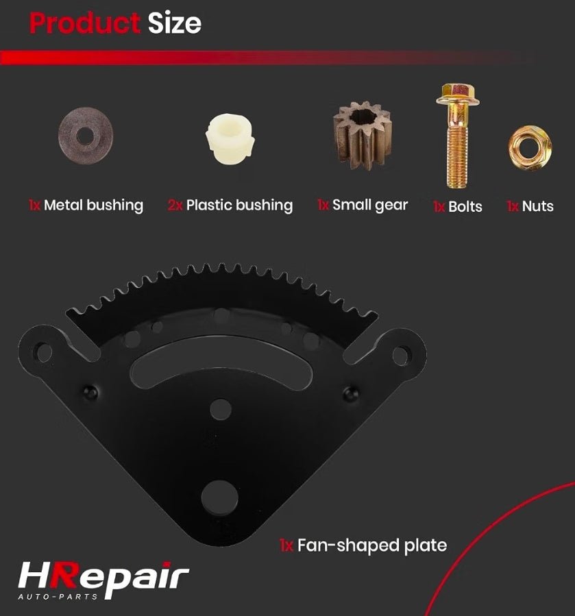 Steering Sector Pinion Gear Rebuild Kit Replacement for John Deere LA100 LA105 LA120 LA130 LA135 LA140 LA150 LA165, John Deere D Series Lawn Tractors Replaces# GX21924BLE, GX20053, GX20054, GX21994 - Horizon Endless