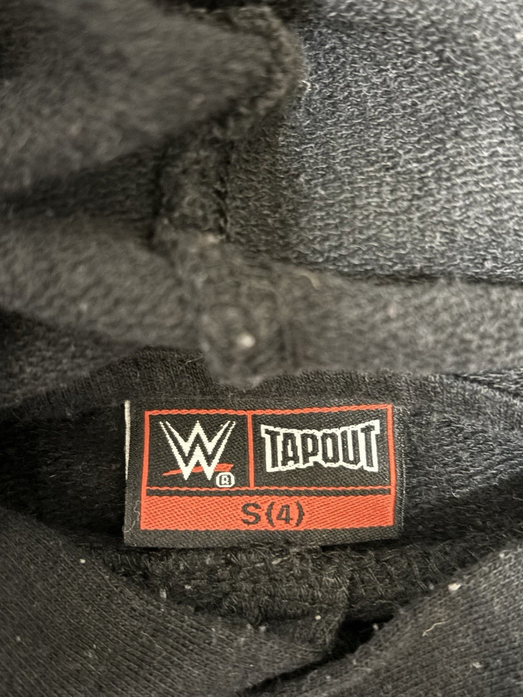 Tapout WWE Boys Small Size 4 Black Pullover Hoodie With Pockets - Horizon Endless