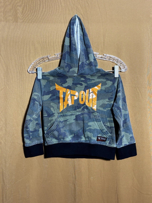 Tapout WWE Camouflage Youth Small Size 4 Hoodie With Pockets - Horizon Endless