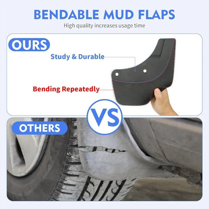 Tesla Model Y Mud Flaps, No Drill, Front & Rear, 2020-2024 No Drilling Splash Gu - Horizon Endless