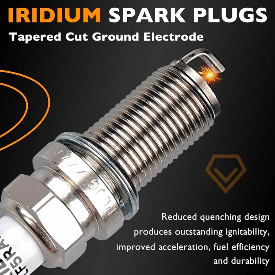 Jeep Cherokee Ignition Coil & Fiat 500X Spark Plug Set, Dodge Dart UF751 Pack - Horizon Endless