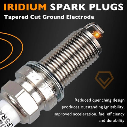 Jeep Cherokee Ignition Coil & Fiat 500X Spark Plug Set, Dodge Dart UF751 Pack - Horizon Endless