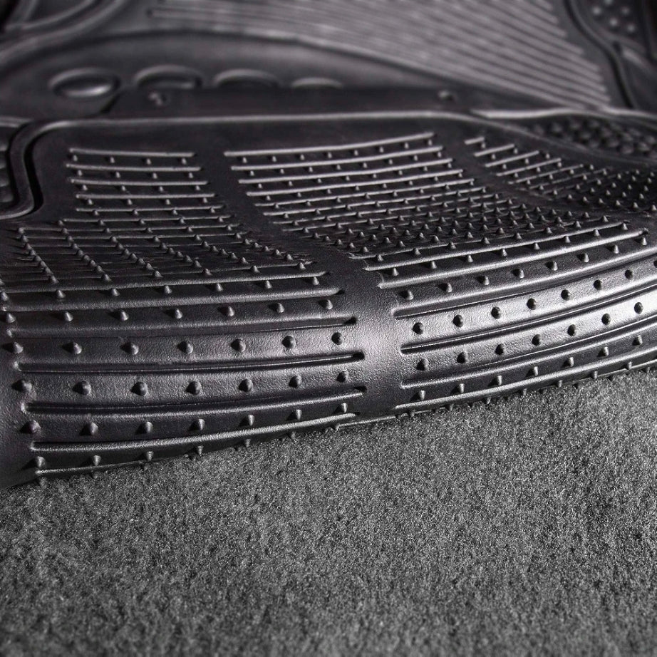 Universal Heavy Duty Car Mats - All Weather Rubber Floor Mats for SUVs & Trucks - Horizon Endless