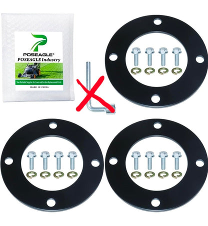 High-Strength Deck Spindle Rings + Bolts for John Deere Lawn Tractors (3 Pack) - Horizon Endless
