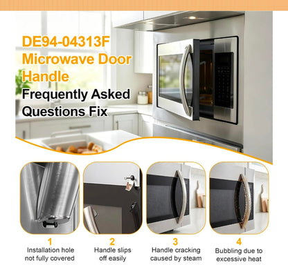 Samsung Microwave Handle Replacement, ME16A4021AS OEM Part for Easy Upgrade - Horizon Endless