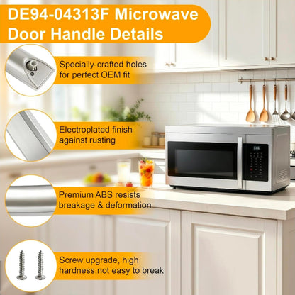 Samsung Microwave Handle Replacement, ME16A4021AS OEM Part for Easy Upgrade - Horizon Endless