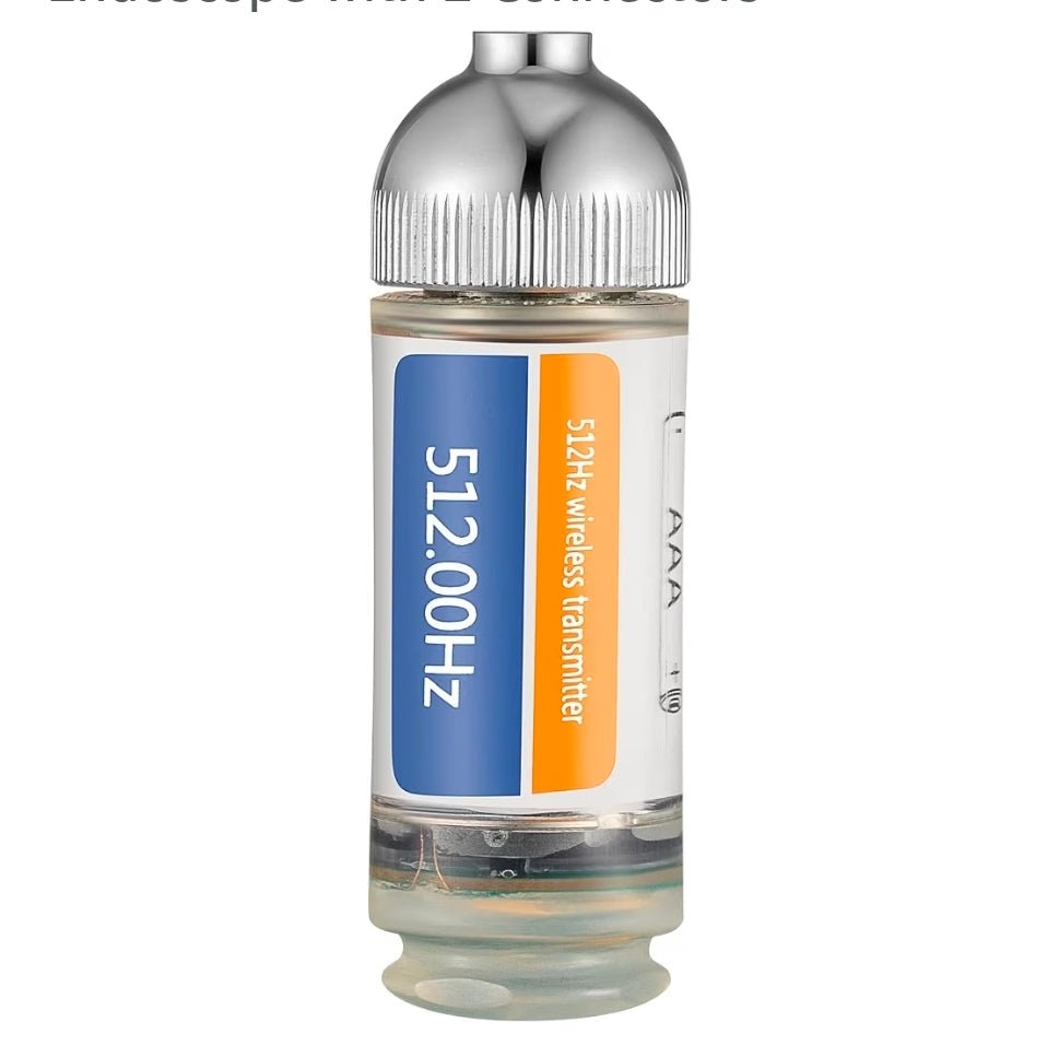 VEVOR 512 Hertz Sonde, Flushable, Remote Transmitter for Underground Pipe Location, Waterproof Wireless Endoscope with 2 Connectors - Horizon Endless