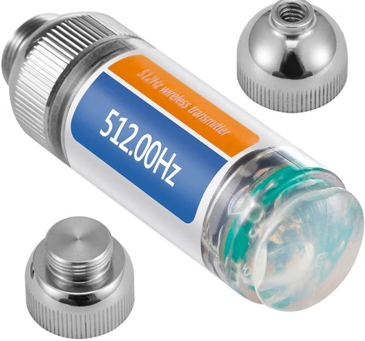 VEVOR 512 Hertz Sonde, Flushable, Remote Transmitter for Underground Pipe Location, Waterproof Wireless Endoscope with 2 Connectors - Horizon Endless