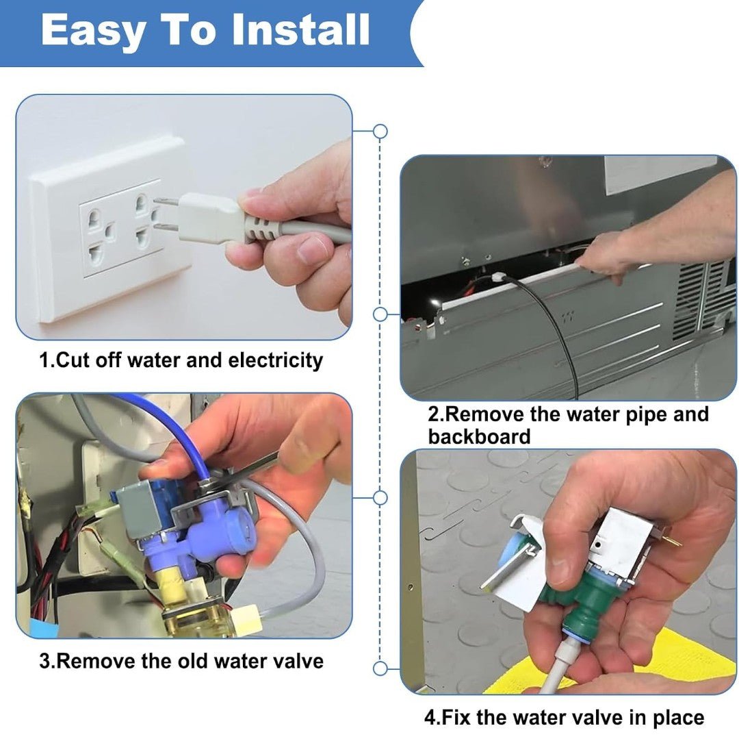 W10279909 W10498995 Refrigerator Ice Maker Water Inlet Valve for Whirlpool Maytag KitchenAid - Horizon Endless