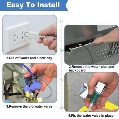 W10279909 W10498995 Refrigerator Ice Maker Water Inlet Valve for Whirlpool Maytag KitchenAid - Horizon Endless