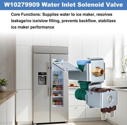 W10279909 W10498995 Refrigerator Ice Maker Water Inlet Valve for Whirlpool Maytag KitchenAid - Horizon Endless