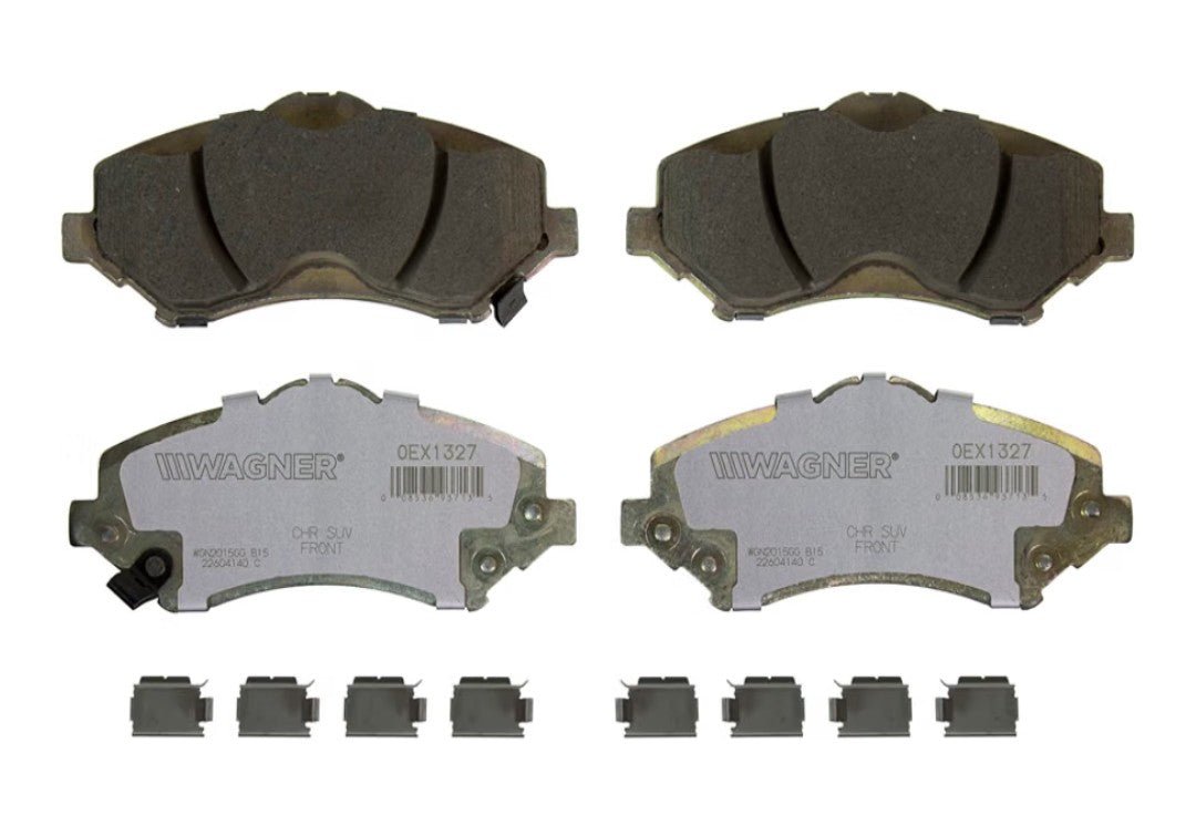 Wagner OEX1327 Ceramic Front Disc Brake Pad Set with Hardware - Horizon Endless