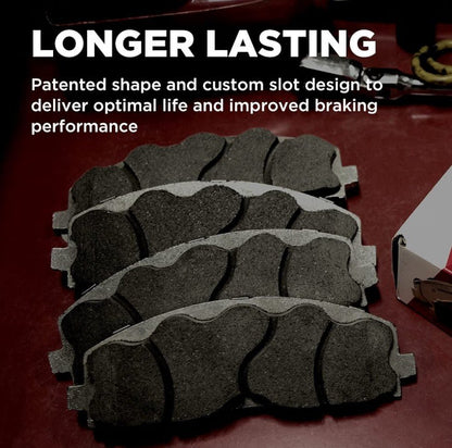 Wagner OEX1327 Ceramic Front Disc Brake Pad Set with Hardware - Horizon Endless