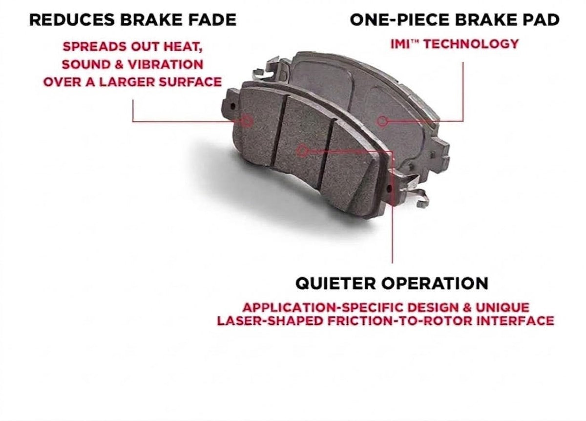 Wagner ThermoQuiet QC888A Ceramic Disc Brake Pad Set | Fits D10601NC0C 105.0888 - Horizon Endless