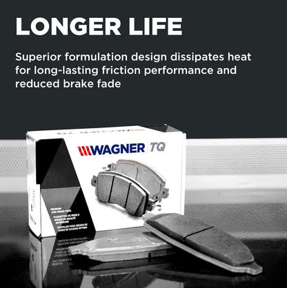 Wagner ThermoQuiet QC888A Ceramic Disc Brake Pad Set | Fits D10601NC0C 105.0888 - Horizon Endless