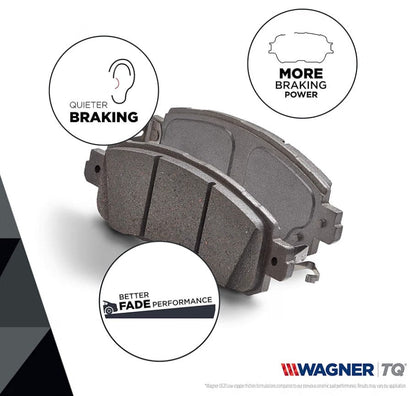 Wagner ThermoQuiet QC888A Ceramic Disc Brake Pad Set | Fits D10601NC0C 105.0888 - Horizon Endless