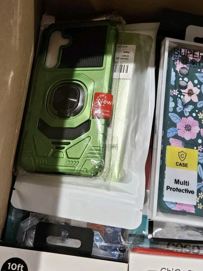 Wholesale Lot of phone cases & Accessories for iPhone Samsung,Google 108 Total - Horizon Endless