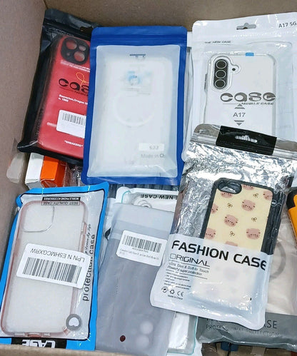 Wholesale Lot of phone cases & Screen Protectors iPhone Samsung Google 105 Total - Horizon Endless