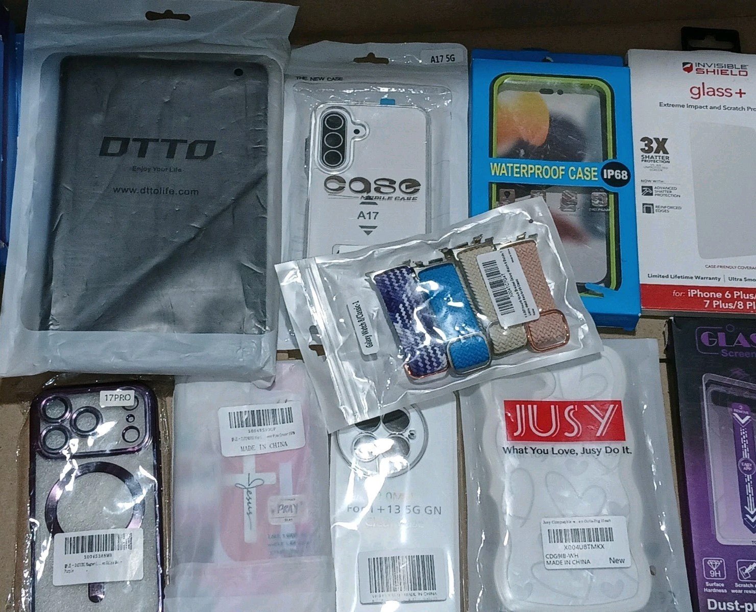 Wholesale Lot of phone cases Screen Protectors iPhone Samsung,Google 117 Total - Horizon Endless